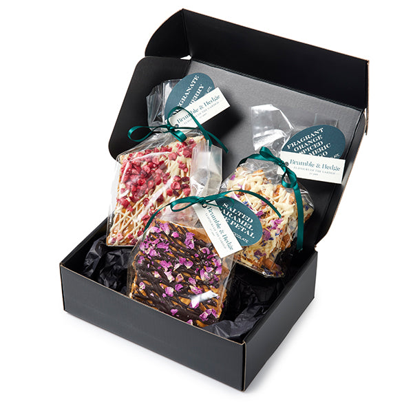 Piece Mixed Peanut Brittle Collection Gift Box Bramble & Hedge
